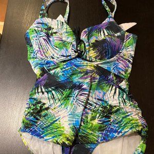 Torrid Tropical One Piece Bathing Suit